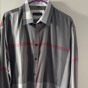 Mondovi 3XL Gray and Red Men's Shirt